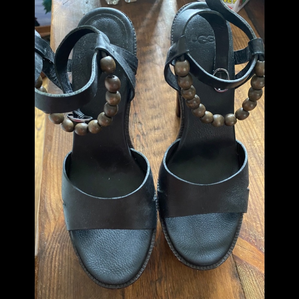 UGG wooden heels